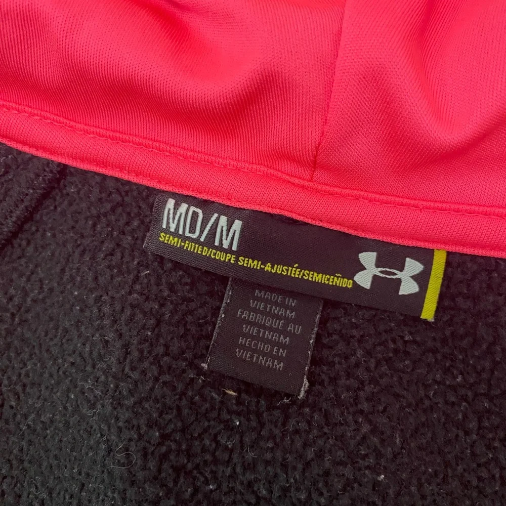 Under Armour Black and Pink Hoodie Jacket - Picture 7 of 7